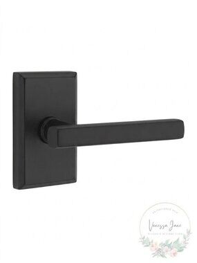 Emtek Concealed Fastener Passage Set, Rectangular Rosette and Freestone Levers